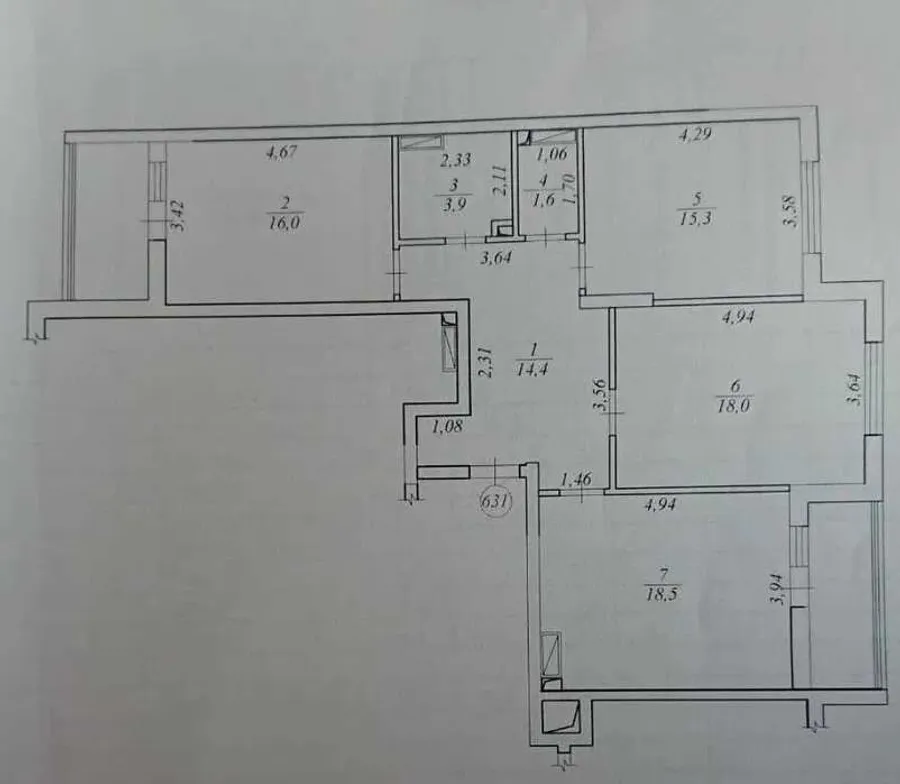 Продажа жилая квартира улица Ревуцкого, д.40